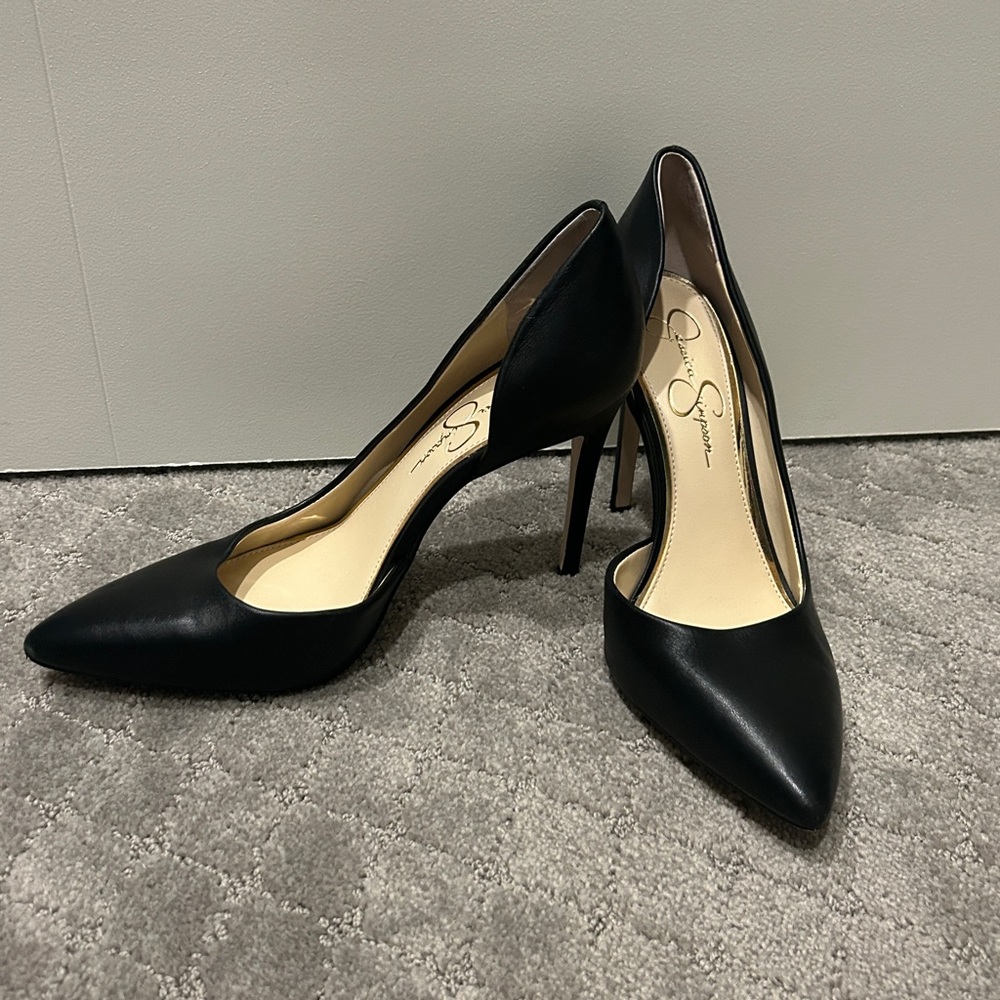 Jessica Simpson Prizma Leather D'Orsay Pumps - Picture 2 of 4
